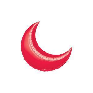 Palloncini  luna rossa minishape 8"x9". 5pz
