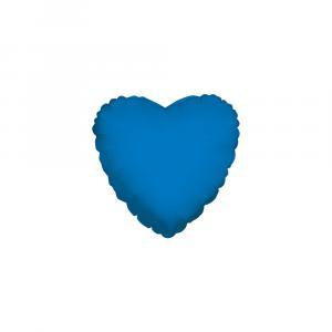 Palloncino  cuore blu scuro minishape 9" - 23cm. 5pz
