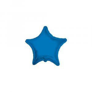 Palloncino  stella blu minishape 9" - 23cm. 5pz