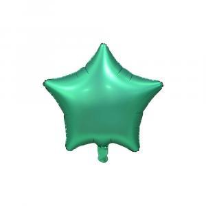 Palloncino  stella verde satinato 19" - 48cm. 1pz