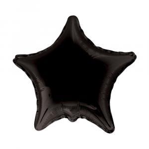 Palloncino  stella nero supershape 36" - 91cm. 1pz