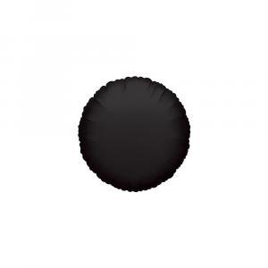 Palloncino  tondo nero minishape 9" - 23cm. 5pz