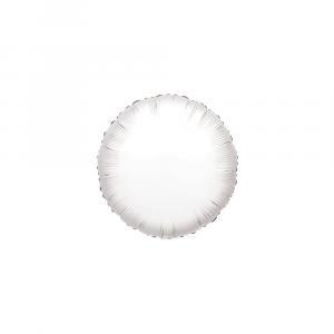 Palloncino  tondo bianco minishape 9" - 23cm. 5pz