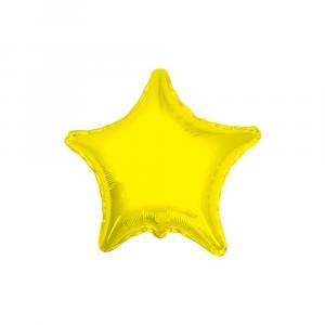 Palloncino  stella giallo 18" - 45cm. 1pz