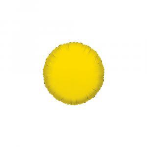 Palloncino  tondo giallo minishape 9" - 23cm. 5pz