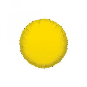 Palloncino  tondo giallo 18" - 45cm. 1pz