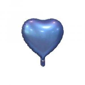 Palloncino  cuore violetto satinato 18" - 45cm. 1pz