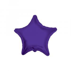 Palloncino  stella viola 18" - 45cm. 1pz