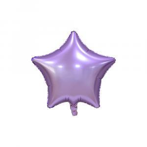 Palloncino  stella viola chiaro satinato 19" - 48cm. 1pz