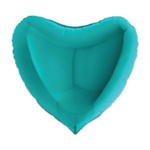 Palloncino  cuore tiffany supershape 36" - 91cm. 1pz