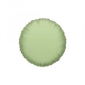 Palloncino  tondo verde oliva 18" - 45cm. 1pz