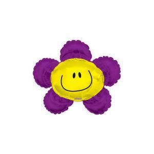 Palloncini  sagoma fiore smile 14"-35cm. 5pz