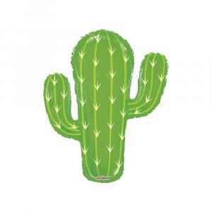 Palloncino  sagoma cactus verde 28"-71cm. 1pz