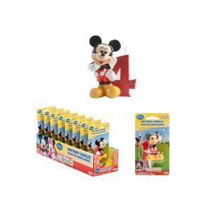 Candela mickey mouse - topolino n.4 1pz