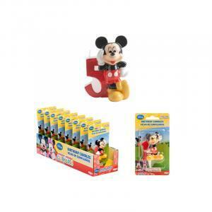 Candela mickey mouse - topolino n.5 1pz