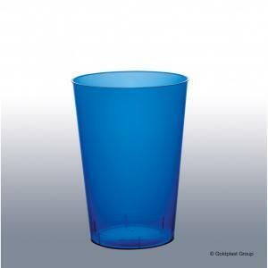 Bicchieri 200 cc blu trasparente conf. da 50 pz