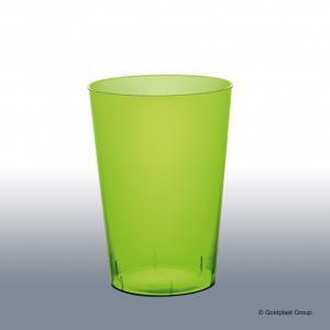 Bicchieri verde trasparente 200cc, 50 pz.