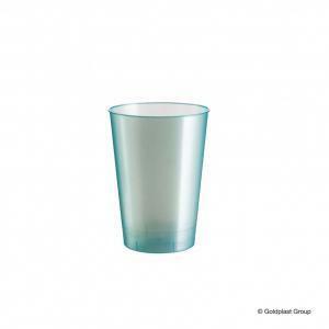 Bicchiere ps-tiffany perla trasparente 230cc con tacca a 200cc, 6pz.
