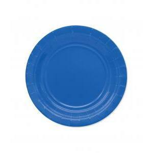 25 piatti ecolor blu 18cm
