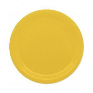 25 piatti ecolor gialli 24cm