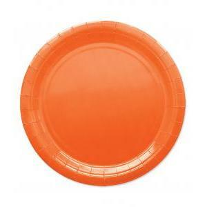 25 piatti ecolor arancio 24cm