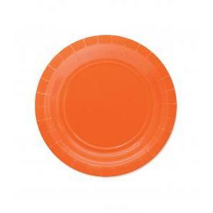 25 piatti ecolor arancio 18cm