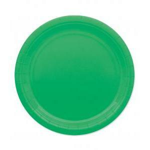 25 piatti ecolor verdi 24cm