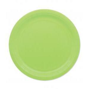 25 piatti ecolor verde mela 24cm