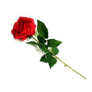 Rosa rossa equador in plastica di alta qualità da 65cm