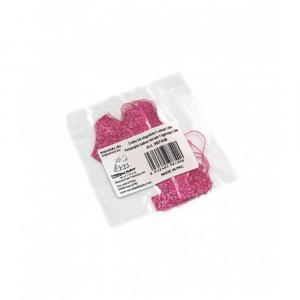 Codina olografiche rosa con numero 1 in mylar-foil 1,8m. 1pz.
