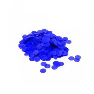 Coriandoli di carta blu scuro per palloncini 1,8cm 15g. 1pz
