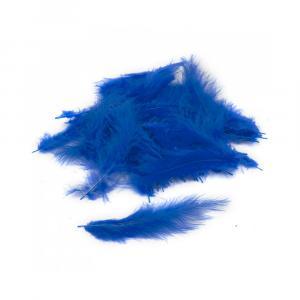 Piume blu - blue feathers. 100pz/pcs