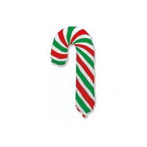 Palloncino  candy cane verde 39"-99cm. 1pz