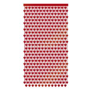 Foil backdrop a cuori rossi 100 cm x 200 cm conf. 1pz