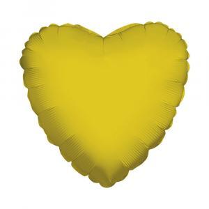 Palloncino  cuore oro 36"-91cm. 1pz