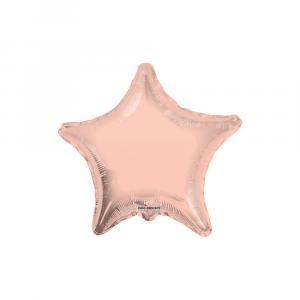 Palloncini  stella rosa gold  18"-45cm. 50pz