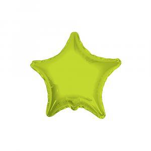 Palloncini  stella verde lime 18"-45cm. 50pz