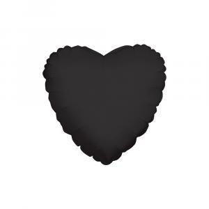 Palloncini  cuore nero 18"-45cm. 50pz