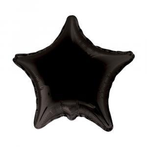Palloncino  stella nero 36"-91cm. 1pz