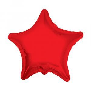 Palloncino  stella rosso 36"-91cm. 1pz