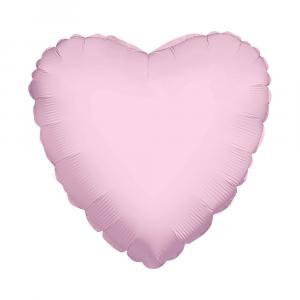 Palloncino  cuore rosa chiaro 36"-91cm. 1pz