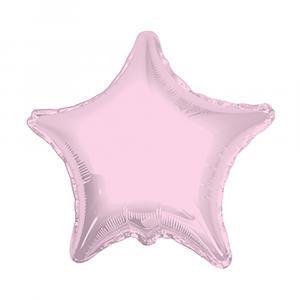 Palloncino  stella rosa chiaro 36"-91cm. 1pz