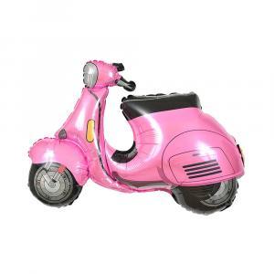 Palloncino  scooter rosa 38"-96cm. 1pz