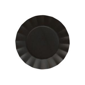 Piatti compostabili piccoli colore nero ø21cm. 20pz