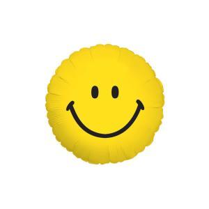Palloncino  smile felice tondo 18"-45cm. 1pz
