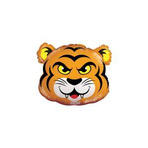 Palloncini  sagoma testa tigre minishape 14"-35cm. 5pz