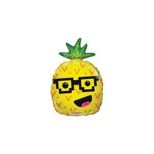 Palloncini  ananas con occhiali minishape 12"-30cm. 5pz