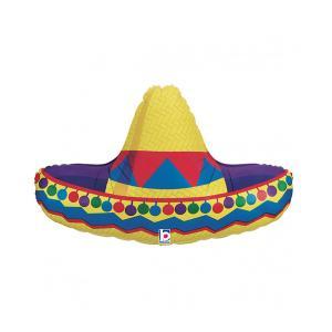 Palloncino  sombrero messicano 34"-86cm. 1pz