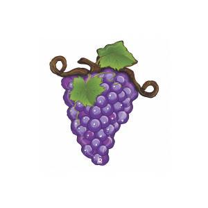 Palloncino  grappolo uva viola 31"-78cm. 1pz