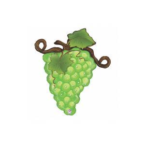 Palloncino  grappolo uva verde 31"-78cm. 1pz